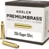 Nosler Brass 204 Ruger Bag of 250 1 843420